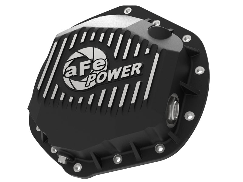 aFe Power Pro Series Rear Differential Cover Black w/ Machined Fins 14-18 Dodge Trucks 2500/3500 aFe Power Pro Series Rear Differential Cover Black w/ Machined Fins 14-18 Dodge Trucks 2500/3500