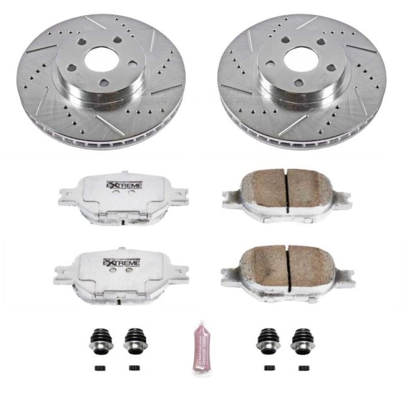 Power Stop 05-10 Scion tC Front Z26 Street Warrior Brake Kit Power Stop 05-10 Scion tC Front Z26 Street Warrior Brake Kit