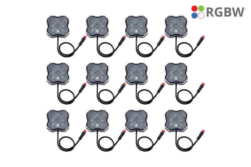 Diode Dynamics RGBW Rock Light Installer Magnet Mount Kit w/Controller (12-pack) Diode Dynamics RGBW Rock Light Installer Magnet Mount Kit w/Controller (12-pack)