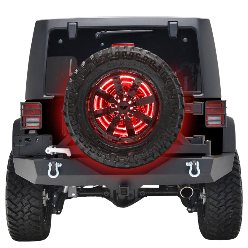 Oracle LED Illuminated Wheel Ring 3rd Brake Light - Red SEE WARRANTY Oracle LED Illuminated Wheel Ring 3rd Brake Light - Red SEE WARRANTY