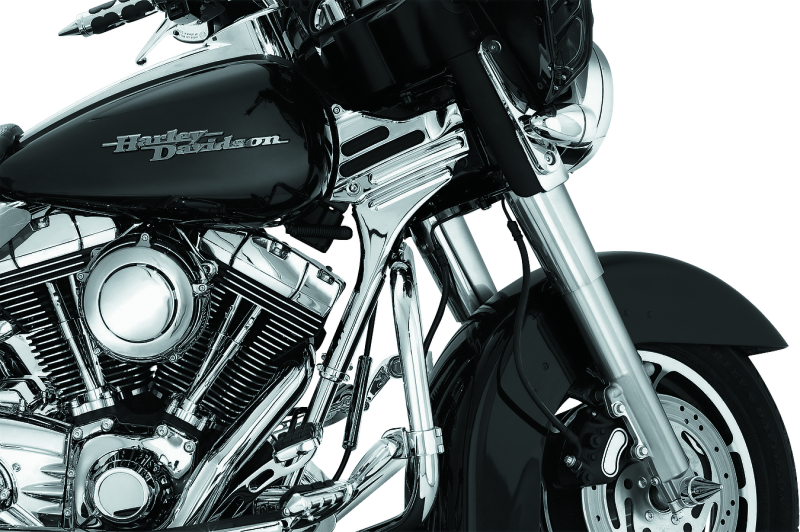 Kuryakyn Deluxe Neck Covers 95-07 Touring Models Chrome Kuryakyn Deluxe Neck Covers 95-07 Touring Models Chrome