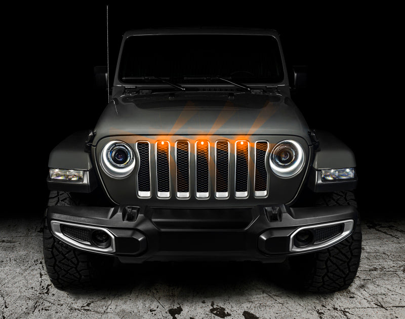 Oracle Pre-Runner Style LED Grille Kit for Jeep Gladiator JT - Amber SEE WARRANTY Oracle Pre-Runner Style LED Grille Kit for Jeep Gladiator JT - Amber SEE WARRANTY