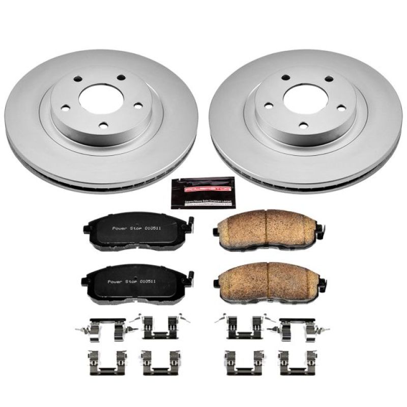 Power Stop 02-04 Infiniti I35 Front Z17 Evolution Geomet Coated Brake Kit Power Stop 02-04 Infiniti I35 Front Z17 Evolution Geomet Coated Brake Kit