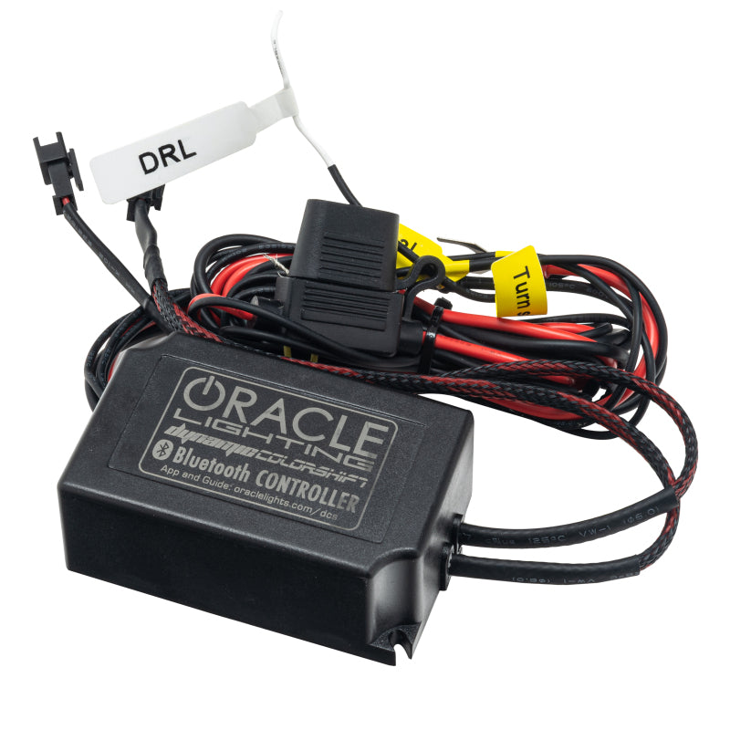 Oracle 18-21 Ford Mustang Dynamic DRL w/ Halo Kit & Sequential Turn Signal - ColorSHIFT Oracle 18-21 Ford Mustang Dynamic DRL w/ Halo Kit & Sequential Turn Signal - ColorSHIFT
