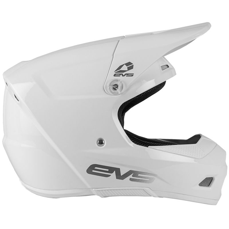 EVS T3 Solid Helmet White Youth - Large EVS T3 Solid Helmet White Youth - Large