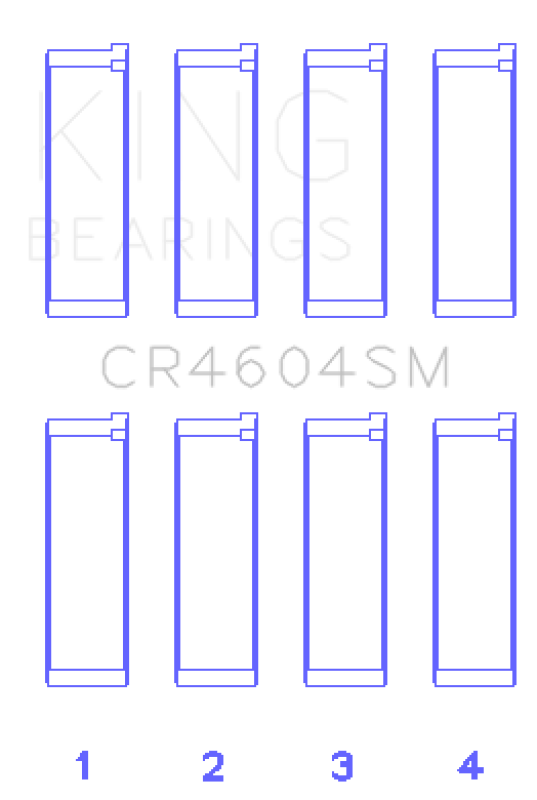 King Engine Bearings Ford 2.3L Duratec Mazda L3-Vdt Mzr Turbo (Size +0.75mm) Conrod Bearing Set King Engine Bearings Ford 2.3L Duratec Mazda L3-Vdt Mzr Turbo (Size +0.75mm) Conrod Bearing Set
