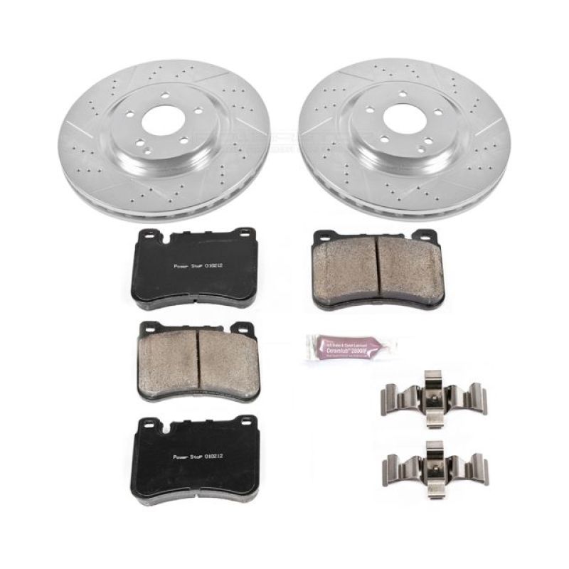 Power Stop 06-08 Mercedes-Benz SLK280 Front Z23 Evolution Sport Brake Kit Power Stop 06-08 Mercedes-Benz SLK280 Front Z23 Evolution Sport Brake Kit