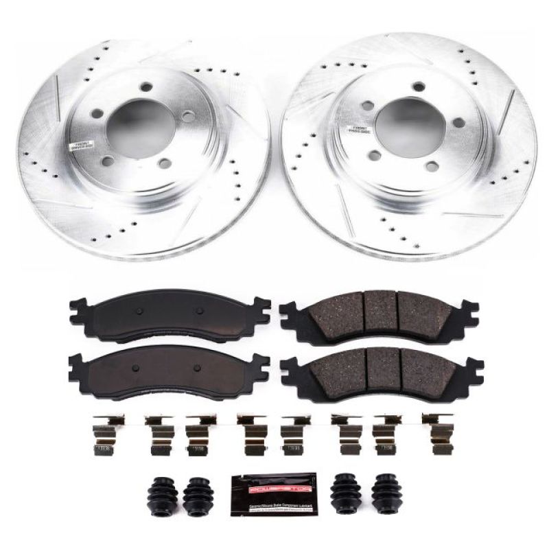 Power Stop 06-10 Ford Explorer Front Z23 Evolution Sport Brake Kit Power Stop 06-10 Ford Explorer Front Z23 Evolution Sport Brake Kit