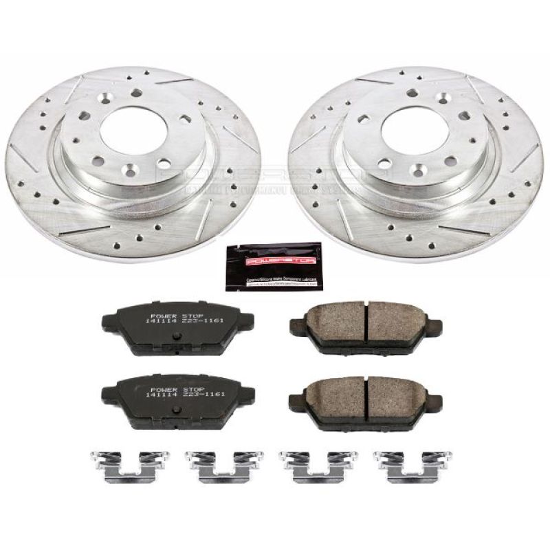 Power Stop 06-12 Ford Fusion Rear Z23 Evolution Sport Brake Kit Power Stop 06-12 Ford Fusion Rear Z23 Evolution Sport Brake Kit
