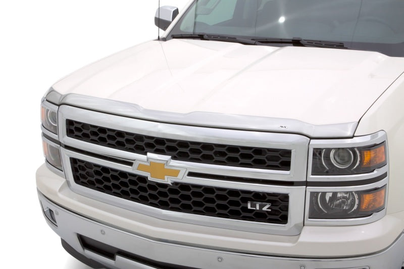 AVS 14-15 Chevy Silverado 1500 Aeroskin Low Profile Hood Shield - Chrome AVS 14-15 Chevy Silverado 1500 Aeroskin Low Profile Hood Shield - Chrome