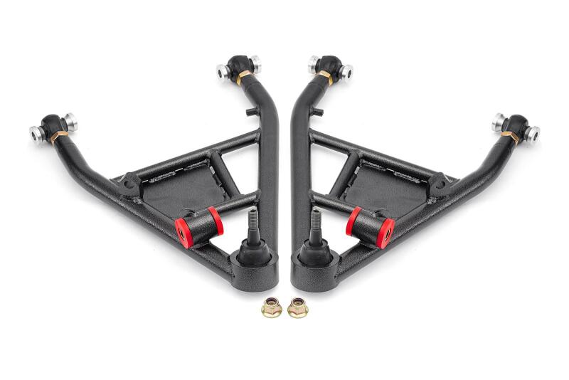 BMR 14-19 Chevrolet Corvette C7 Rear Lower Control Arms For 15in Conversion Kit - Black Hammertone BMR 14-19 Chevrolet Corvette C7 Rear Lower Control Arms For 15in Conversion Kit - Black Hammertone