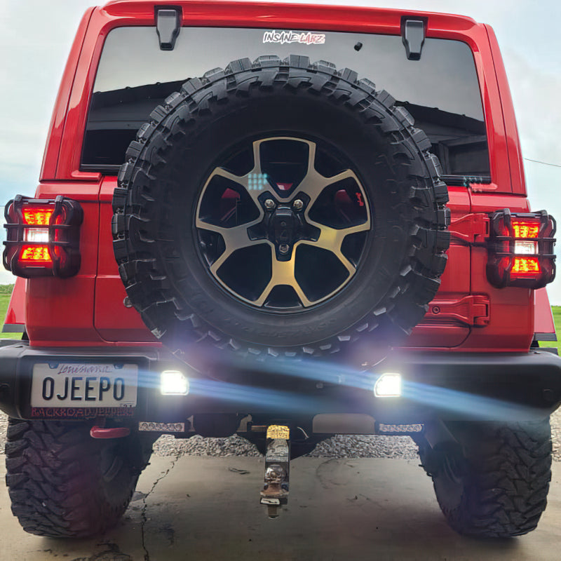 Oracle Rear Bumper LED Reverse Lights for Jeep Wrangler JL - 6000K Oracle Rear Bumper LED Reverse Lights for Jeep Wrangler JL - 6000K