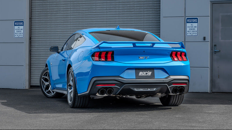 Borla 2024 Ford Mustang GT 5.0L V8 w/ Active Exhaust S-Type Axle-Back Exhaust System - Carbon Fiber Borla 2024 Ford Mustang GT 5.0L V8 w/ Active Exhaust S-Type Axle-Back Exhaust System - Carbon Fiber