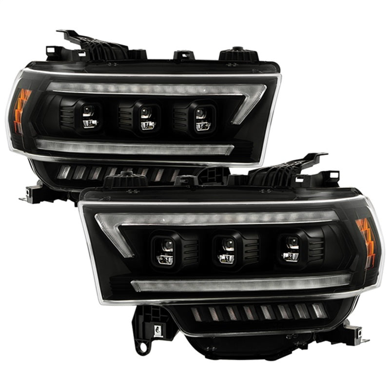 Spyder 19-22 Dodge Ram 2500/3500 (Halogen Model Only) Proj. Headlights (PRO-YD-DR19HDHALAP-SEQ-BK) Spyder 19-22 Dodge Ram 2500/3500 (Halogen Model Only) Proj. Headlights (PRO-YD-DR19HDHALAP-SEQ-BK)