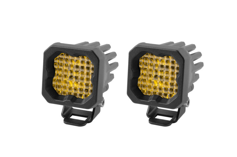 Diode Dynamics Stage Series C1 LED Pod Sport - Yellow Wide Standard ABL (Pair) Diode Dynamics Stage Series C1 LED Pod Sport - Yellow Wide Standard ABL (Pair)