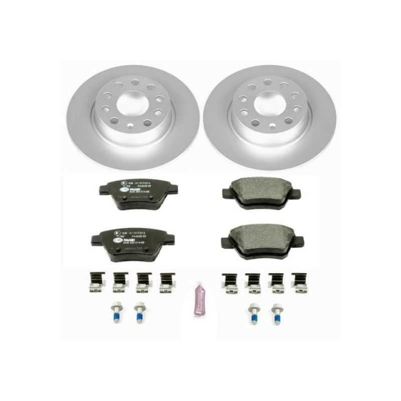 Power Stop 10-12 Audi A3 Rear Euro-Stop Brake Kit Power Stop 10-12 Audi A3 Rear Euro-Stop Brake Kit