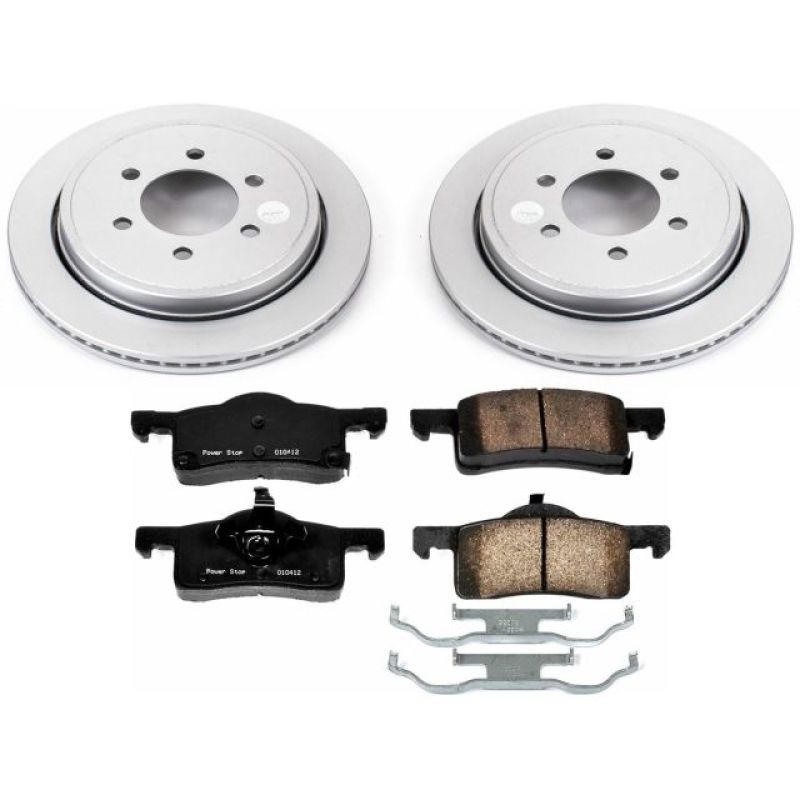 Power Stop 02-06 Ford Expedition Rear Z17 Evolution Geomet Coated Brake Kit Power Stop 02-06 Ford Expedition Rear Z17 Evolution Geomet Coated Brake Kit