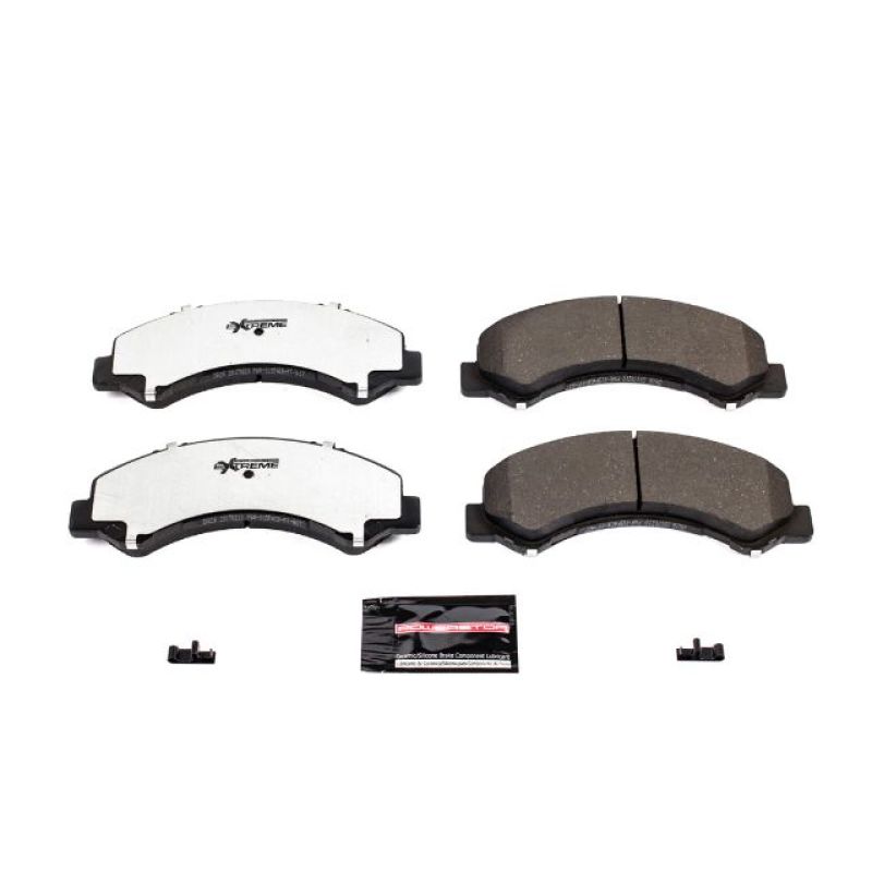 Power Stop 98-00 Chevrolet W3500 Tiltmaster Front Z36 Truck & Tow Brake Pads w/Hardware Power Stop 98-00 Chevrolet W3500 Tiltmaster Front Z36 Truck & Tow Brake Pads w/Hardware