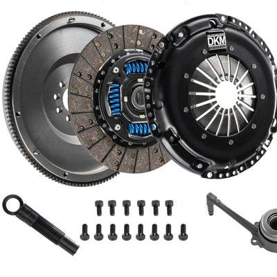 DKM Clutch 2.0 VW/Audi A3 FSI 6 Bolt Sprung Organic MB Clutch w/Steel Flywheel (440 ft/lbs Torque)