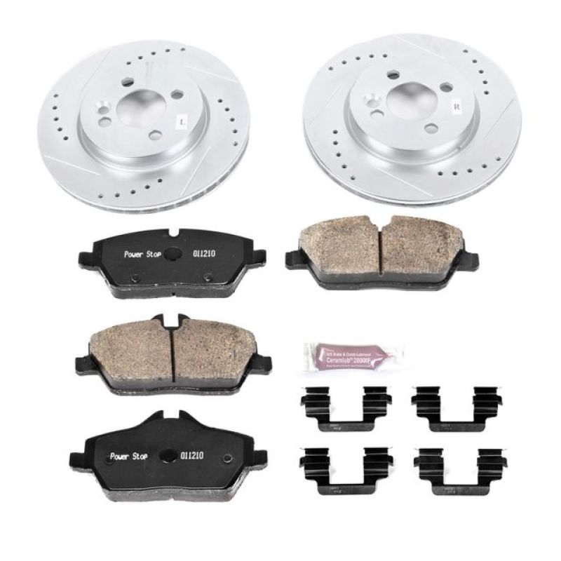 Power Stop 11-16 Mini Cooper Front Z23 Evolution Sport Brake Kit Power Stop 11-16 Mini Cooper Front Z23 Evolution Sport Brake Kit