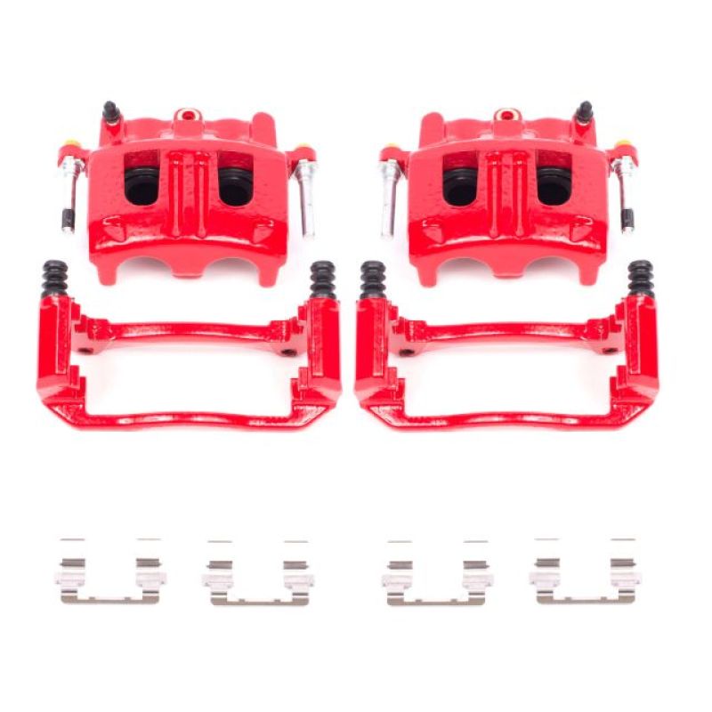 Power Stop 02-05 Ford Explorer Front Red Calipers w/Brackets - Pair Power Stop 02-05 Ford Explorer Front Red Calipers w/Brackets - Pair