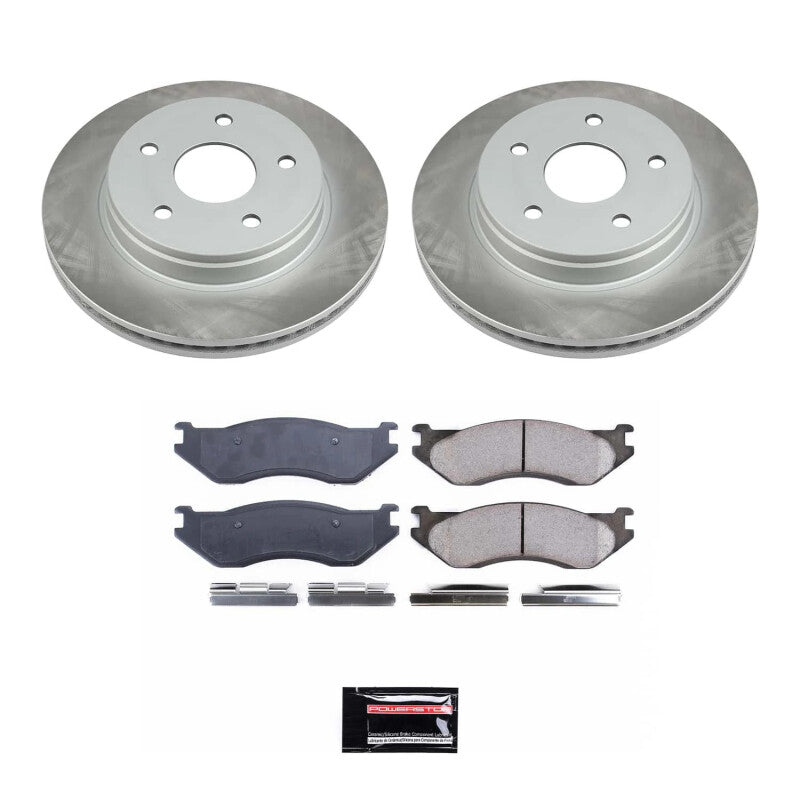 Power Stop 03-05 Dodge Ram 1500 Front Semi-Coated Rotor Kit Power Stop 03-05 Dodge Ram 1500 Front Semi-Coated Rotor Kit