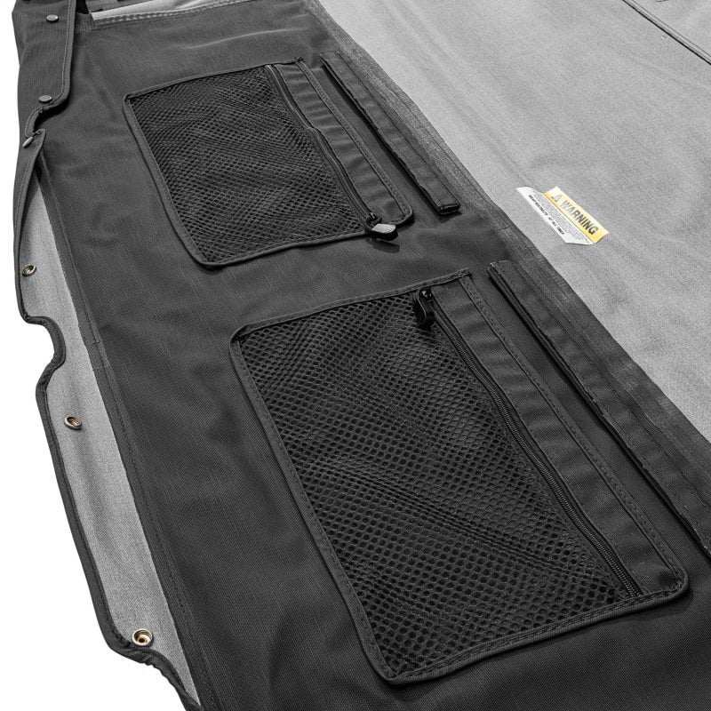Rugged Ridge 2018+ Jeep Wrangler JLU 4 Dr Black Diamond Stitch Cloth Voyager Top (Tinted) Rugged Ridge 2018+ Jeep Wrangler JLU 4 Dr Black Diamond Stitch Cloth Voyager Top (Tinted)