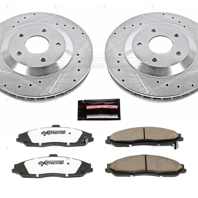 Power Stop 2004 Cadillac XLR Front Z26 Street Warrior Brake Kit Power Stop 2004 Cadillac XLR Front Z26 Street Warrior Brake Kit
