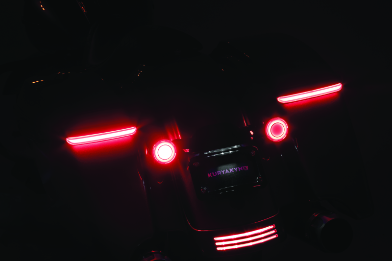Kuryakyn Tracer L.E.D. Turn Signal Inserts Red/Red Smoke Lens Rear Kuryakyn Tracer L.E.D. Turn Signal Inserts Red/Red Smoke Lens Rear