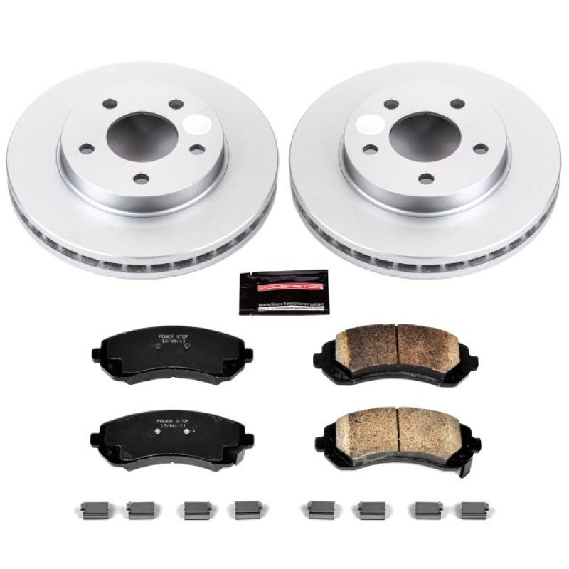 Power Stop 02-07 Buick Rendezvous Front Z17 Evolution Geomet Coated Brake Kit Power Stop 02-07 Buick Rendezvous Front Z17 Evolution Geomet Coated Brake Kit