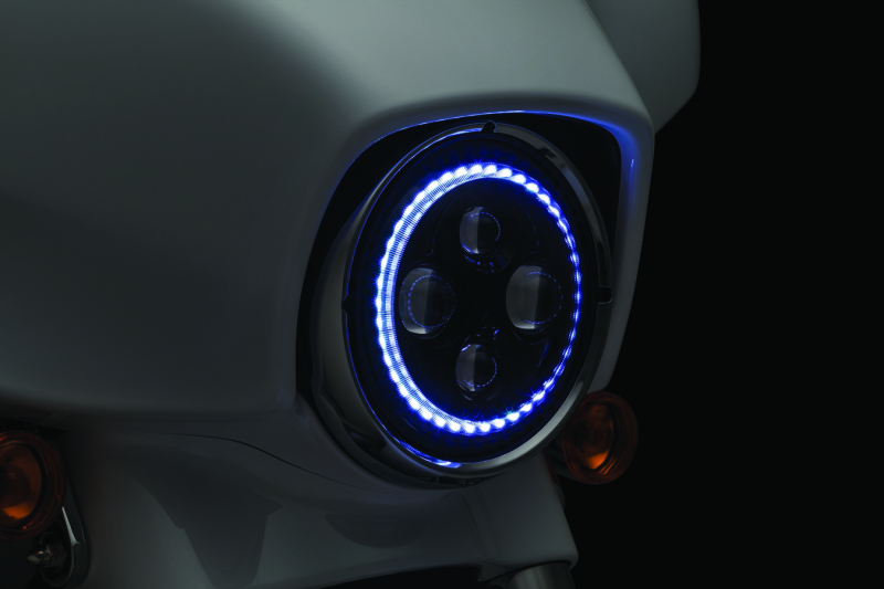 Kuryakyn Orbit Vision 7inch Led Headlight Kuryakyn Orbit Vision 7inch Led Headlight