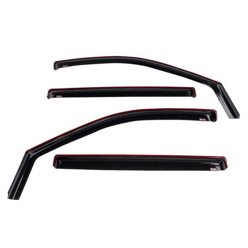 Westin 19-21 Chevy Silverado Crew Cab Pickup In-Channel Wind Deflector 4pc - Smoke Westin 19-21 Chevy Silverado Crew Cab Pickup In-Channel Wind Deflector 4pc - Smoke