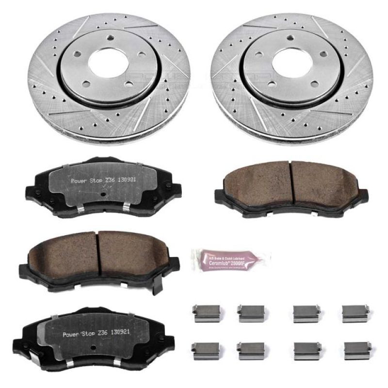 Power Stop 08-16 Chrysler Town & Country Front Z36 Truck & Tow Brake Kit Power Stop 08-16 Chrysler Town & Country Front Z36 Truck & Tow Brake Kit