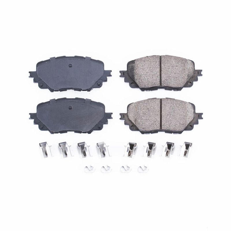 Power Stop 17-19 Fiat 124 Spider Front Z17 Evolution Ceramic Brake Pads w/Hardware Power Stop 17-19 Fiat 124 Spider Front Z17 Evolution Ceramic Brake Pads w/Hardware
