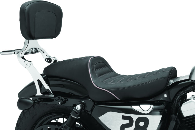 Kuryakyn Fixed Mounts Multi-Purpose Driver & Passenger Backrest 04-22 XL Models Chrome Kuryakyn Fixed Mounts Multi-Purpose Driver & Passenger Backrest 04-22 XL Models Chrome