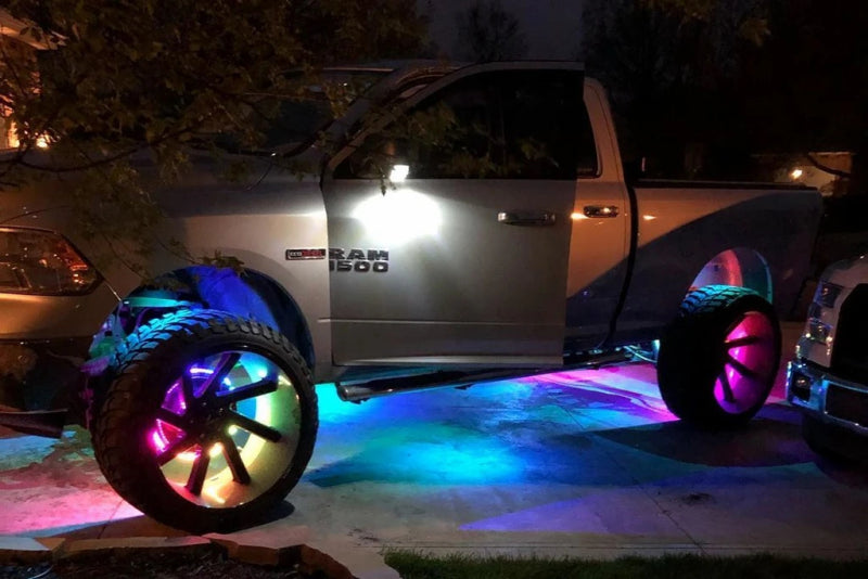 Oracle LED Illuminated Wheel Rings - ColorSHIFT Dynamic - ColorSHIFT - Dynamic SEE WARRANTY Oracle LED Illuminated Wheel Rings - ColorSHIFT Dynamic - ColorSHIFT - Dynamic SEE WARRANTY