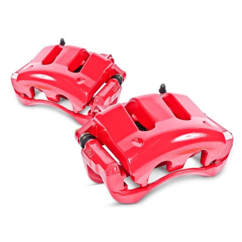 Power Stop 05-13 Chevrolet Corvette Front Red Calipers w/Brackets - Pair Power Stop 05-13 Chevrolet Corvette Front Red Calipers w/Brackets - Pair