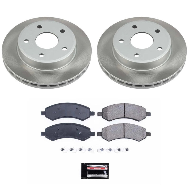 Power Stop 2011 Ram Dakota Front Semi-Coated Rotor Kit Power Stop 2011 Ram Dakota Front Semi-Coated Rotor Kit