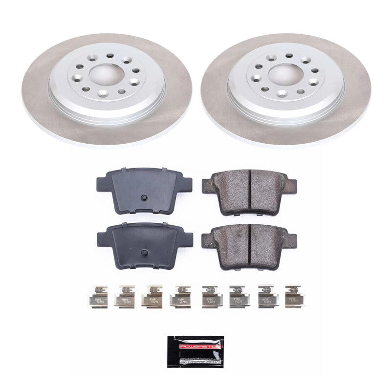 Power Stop 08-09 Mercury Sable Rear Semi-Coated Rotor Kit Power Stop 08-09 Mercury Sable Rear Semi-Coated Rotor Kit