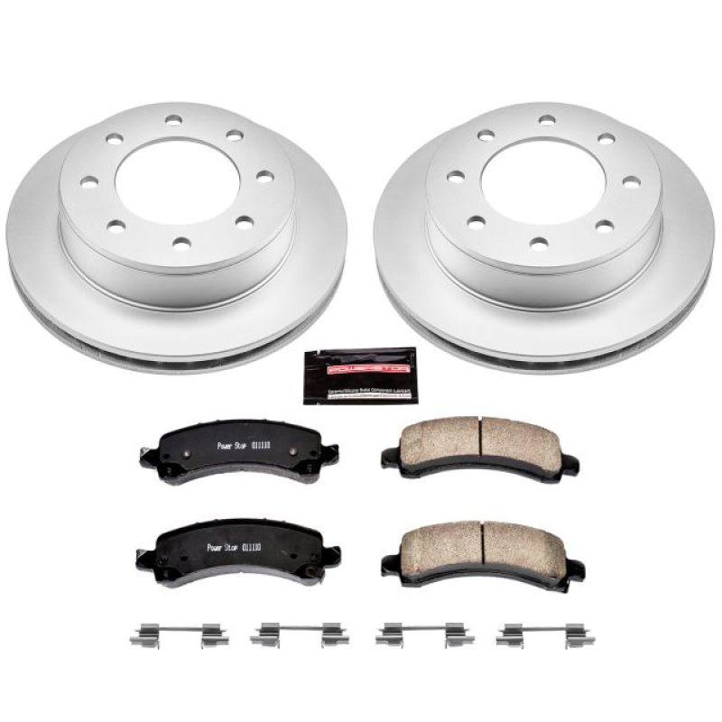 Power Stop 03-17 Chevrolet Express 2500 Rear Z17 Evolution Geomet Coated Brake Kit Power Stop 03-17 Chevrolet Express 2500 Rear Z17 Evolution Geomet Coated Brake Kit