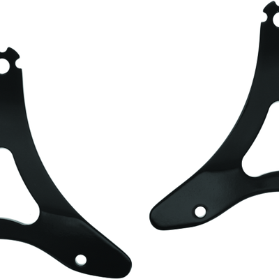Kuryakyn Fixed Mounts Multi-Purpose Driver & Passenger Backrest 14-22 Touring Models Black