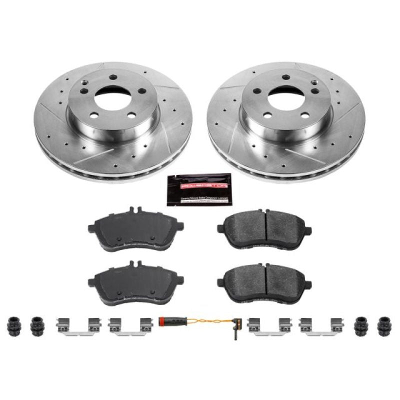 Power Stop 12-15 Mercedes-Benz C250 Front Z23 Evolution Sport Brake Kit Power Stop 12-15 Mercedes-Benz C250 Front Z23 Evolution Sport Brake Kit