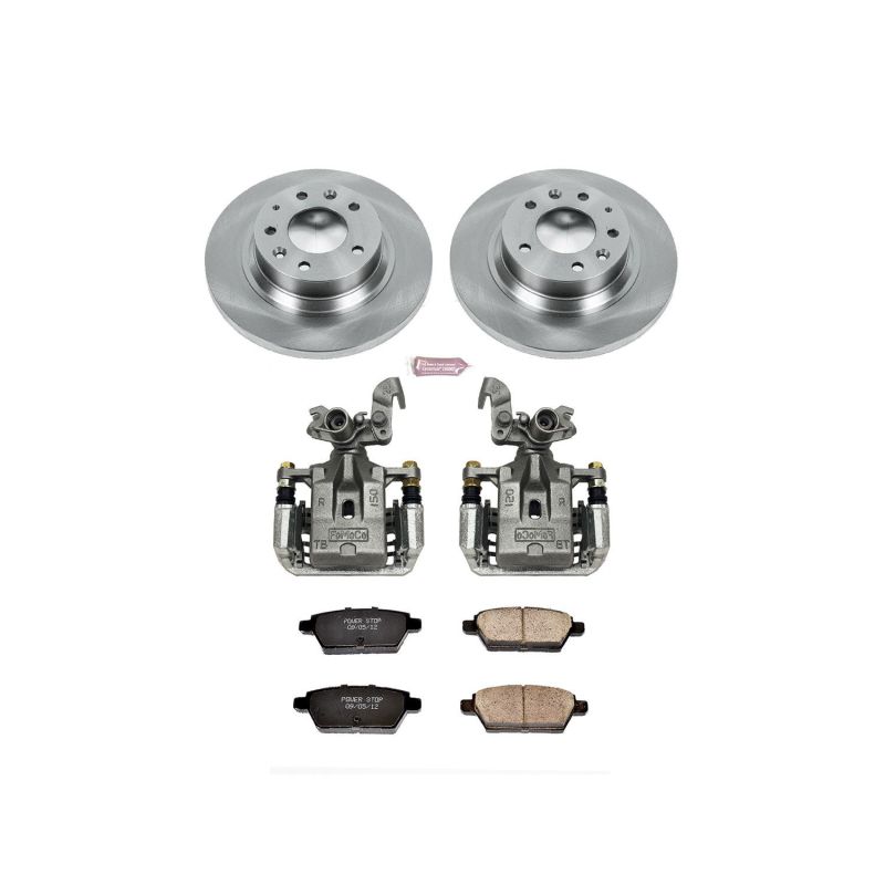 Power Stop 06-12 Ford Fusion Rear Autospecialty Brake Kit w/Calipers Power Stop 06-12 Ford Fusion Rear Autospecialty Brake Kit w/Calipers