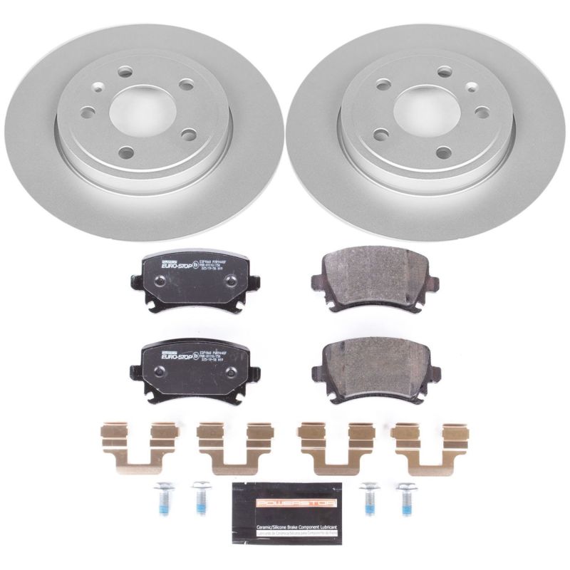 Power Stop 05-09 Audi A4 Rear Euro-Stop Brake Kit Power Stop 05-09 Audi A4 Rear Euro-Stop Brake Kit