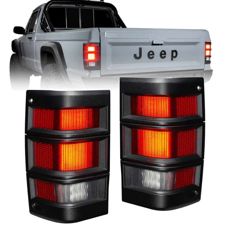 ORACLE Lighting Jeep Comanche MJ LED Tail Lights - Standard Red Lens SEE WARRANTY ORACLE Lighting Jeep Comanche MJ LED Tail Lights - Standard Red Lens SEE WARRANTY