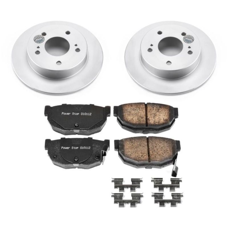 Power Stop 94-98 Nissan 240SX Rear Z17 Evolution Geomet Coated Brake Kit Power Stop 94-98 Nissan 240SX Rear Z17 Evolution Geomet Coated Brake Kit