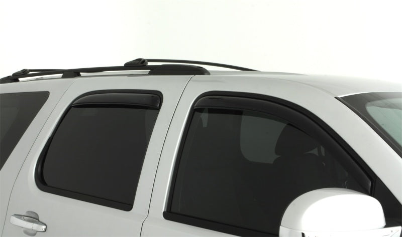AVS 07-14 Chevy Tahoe Ventvisor In-Channel Front & Rear Window Deflectors 4pc - Smoke AVS 07-14 Chevy Tahoe Ventvisor In-Channel Front & Rear Window Deflectors 4pc - Smoke