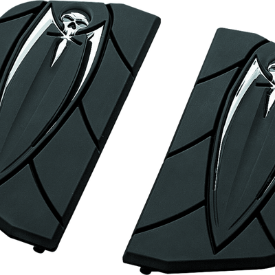 Kuryakyn Zombie Passenger Board Covers Black