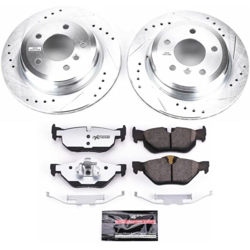 Power Stop 11-13 BMW 328i Rear Z26 Street Warrior Brake Kit Power Stop 11-13 BMW 328i Rear Z26 Street Warrior Brake Kit