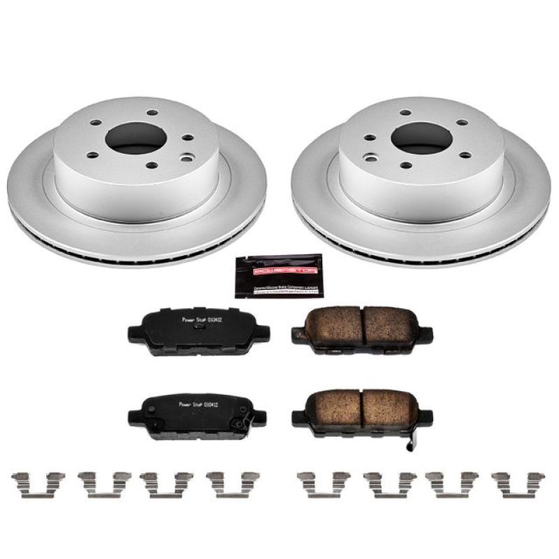 Power Stop 03-05 Infiniti G35 Rear Z17 Evolution Geomet Coated Brake Kit Power Stop 03-05 Infiniti G35 Rear Z17 Evolution Geomet Coated Brake Kit